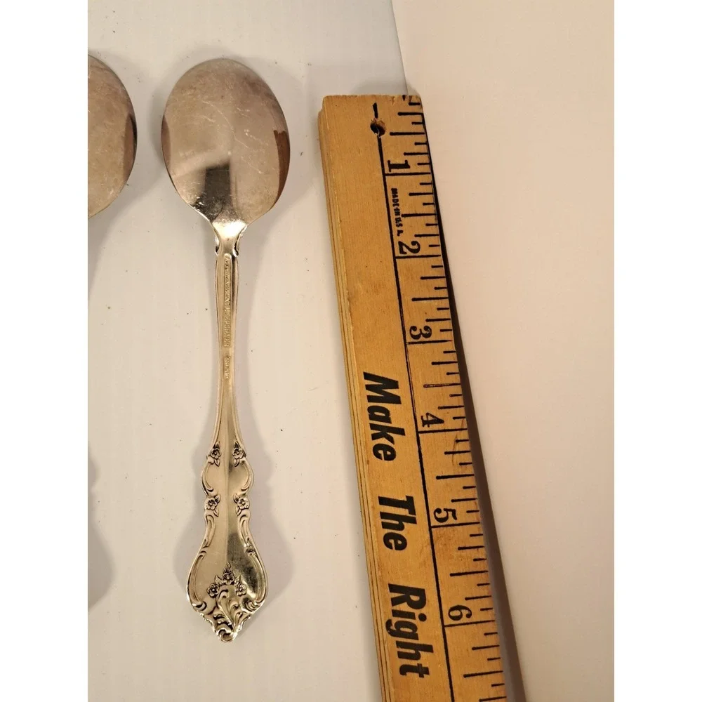 International Deepsilver Silver Orleans Silverplate Flatware (12) 5 pc Setting